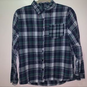 Navy Plaid Flannel